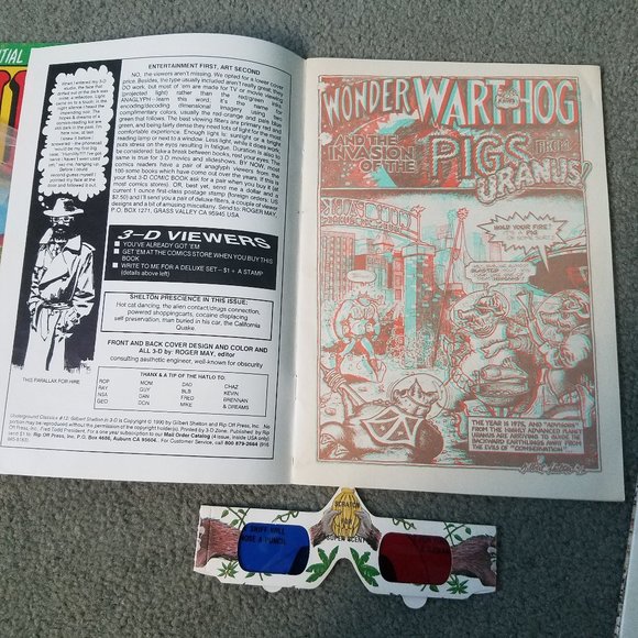 Underground Classics - Rip Off Press inc. 3D comic with glasses - Picture 4 of 4